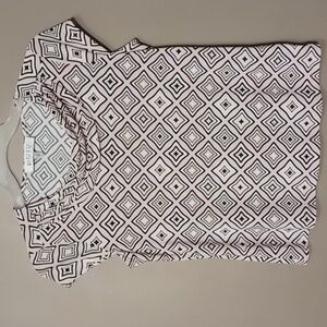 Kasper Light Pink Patterned Blouse Size PS